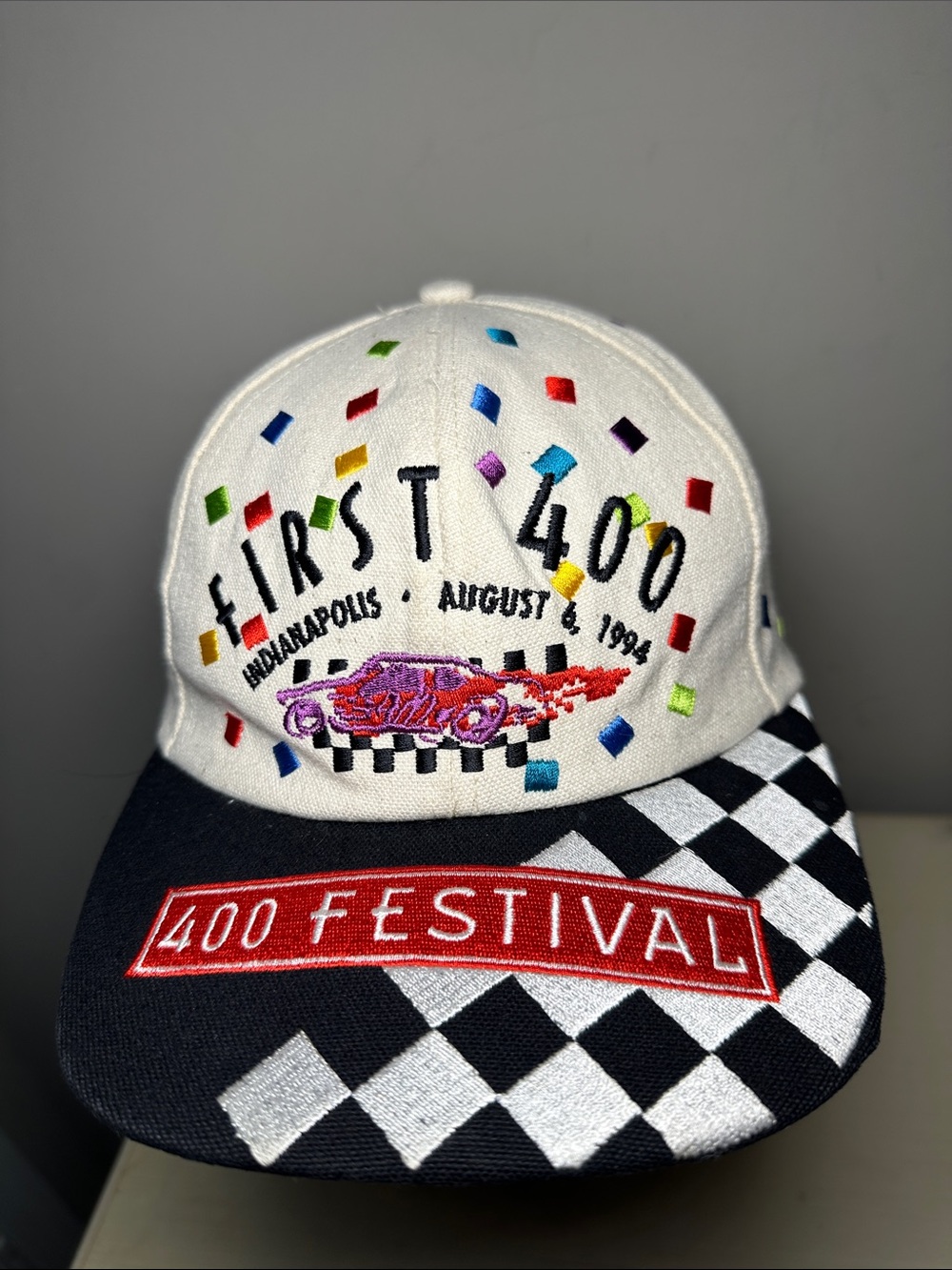 First 400 Indianapolis August 4, 1994 400 Festival vintage racing hat